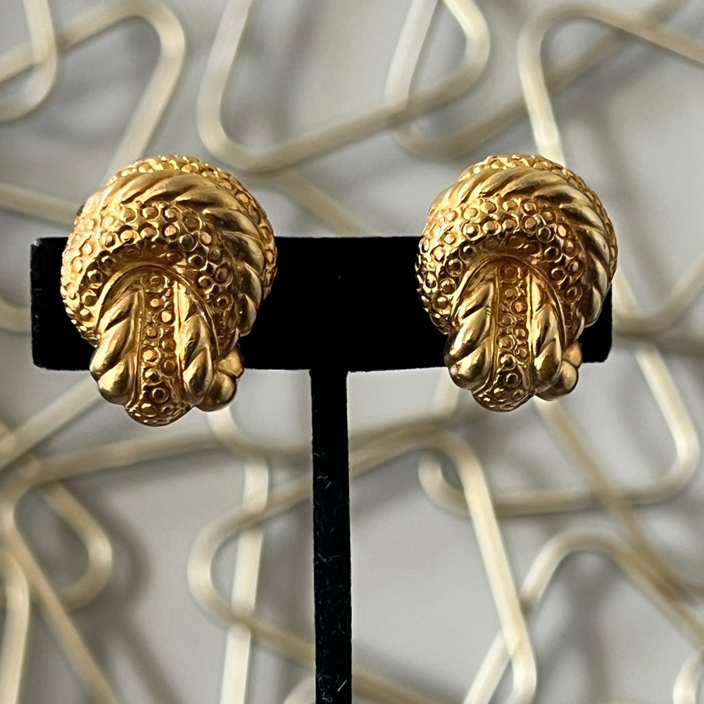 Elegant Gold-Tone Earrings